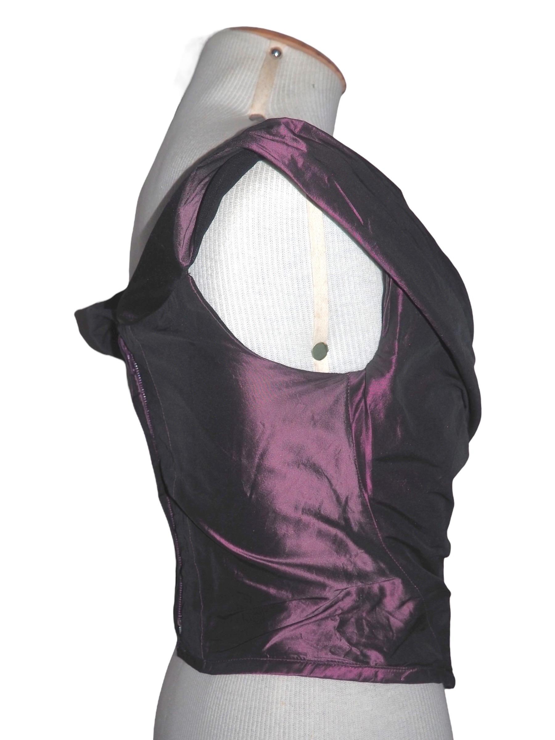 vivienne westwood purple corset