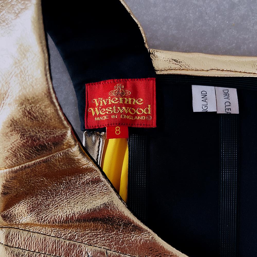 Vivienne Westwood Icone Gold Corset Rare Red Label by VivIENNE WESTWOOD en vente 4
