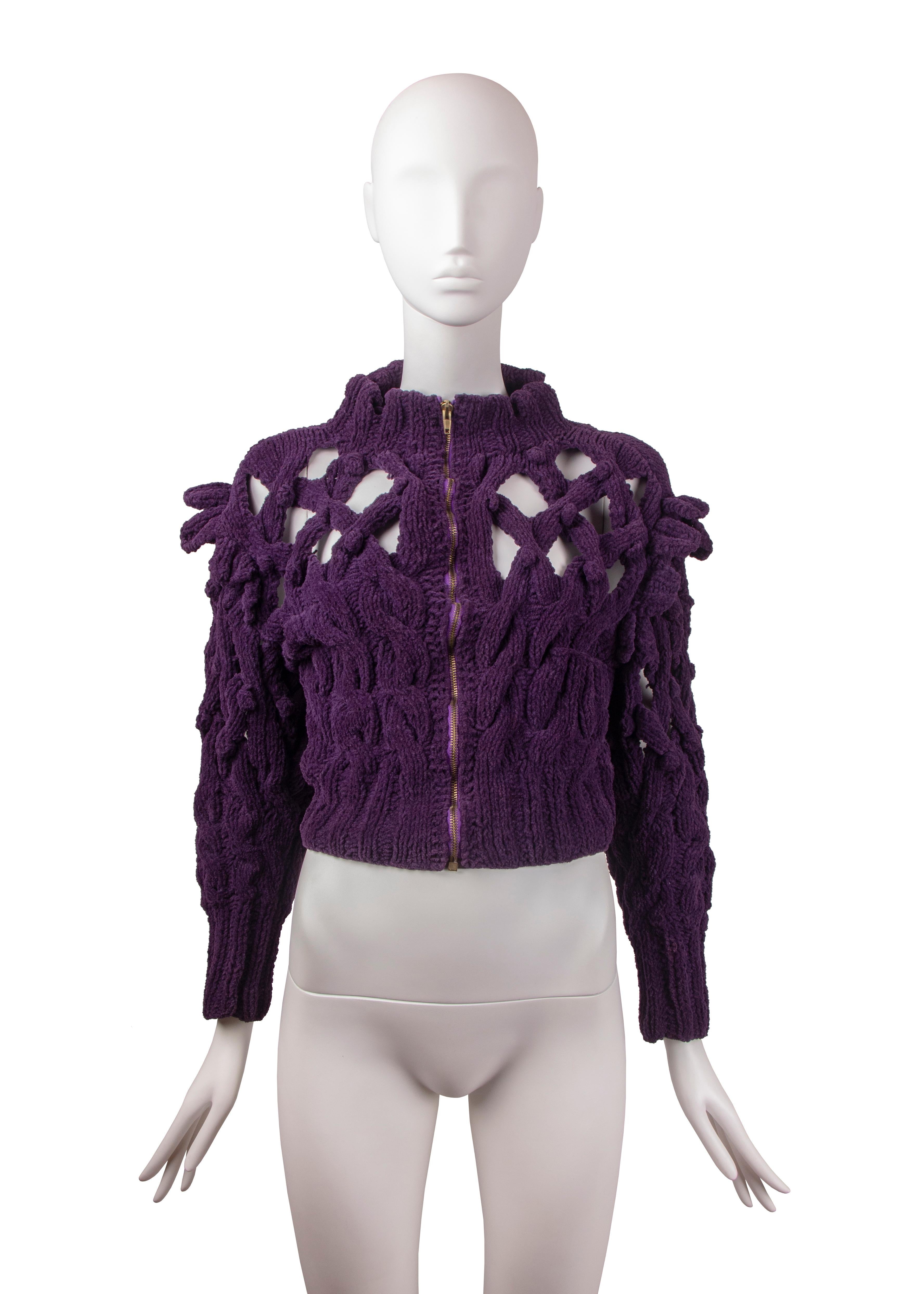 Vivienne Westwood knitted jacket, ss 1991 In Excellent Condition In Melbourne, AU