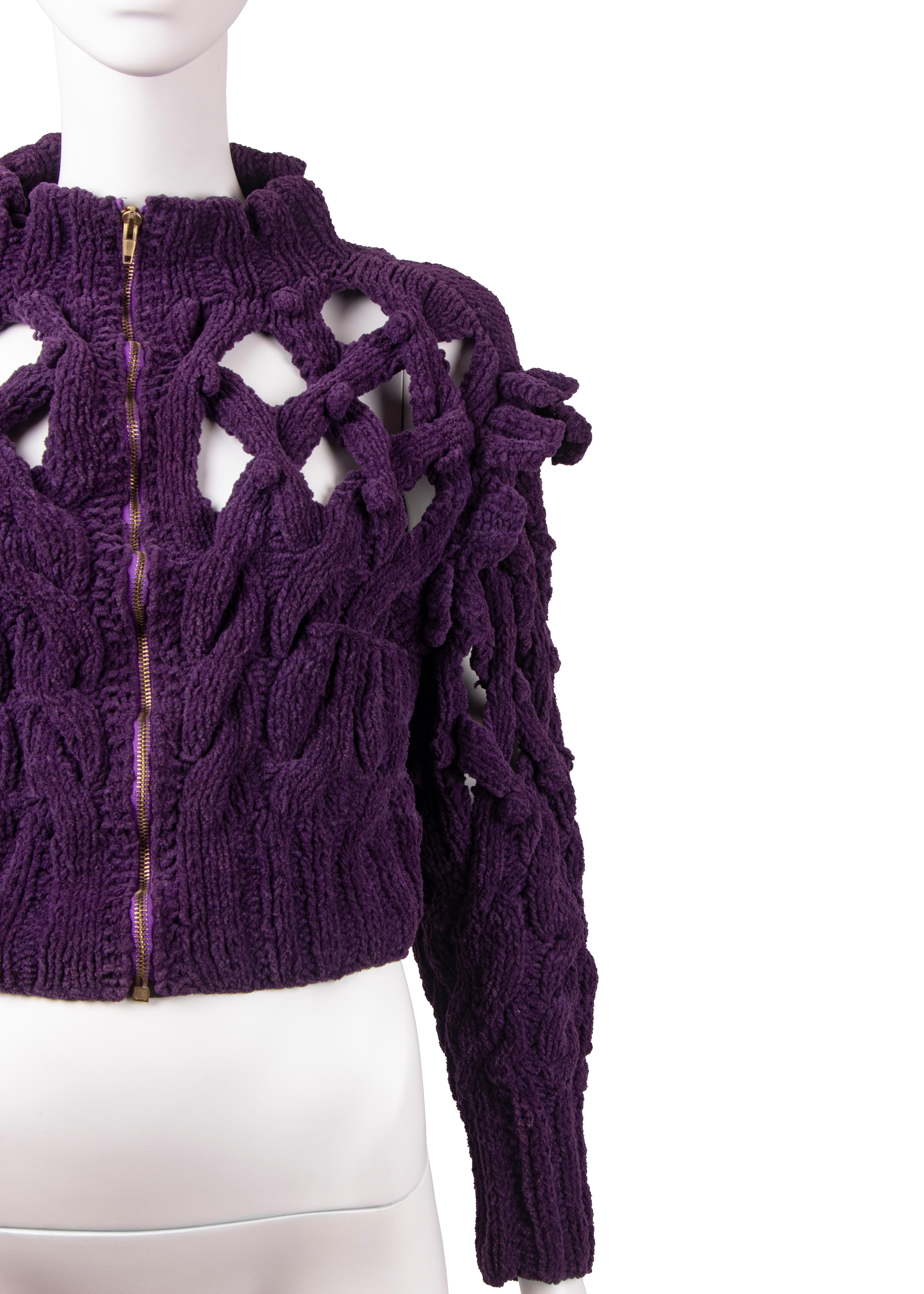 Women's Vivienne Westwood knitted jacket, ss 1991