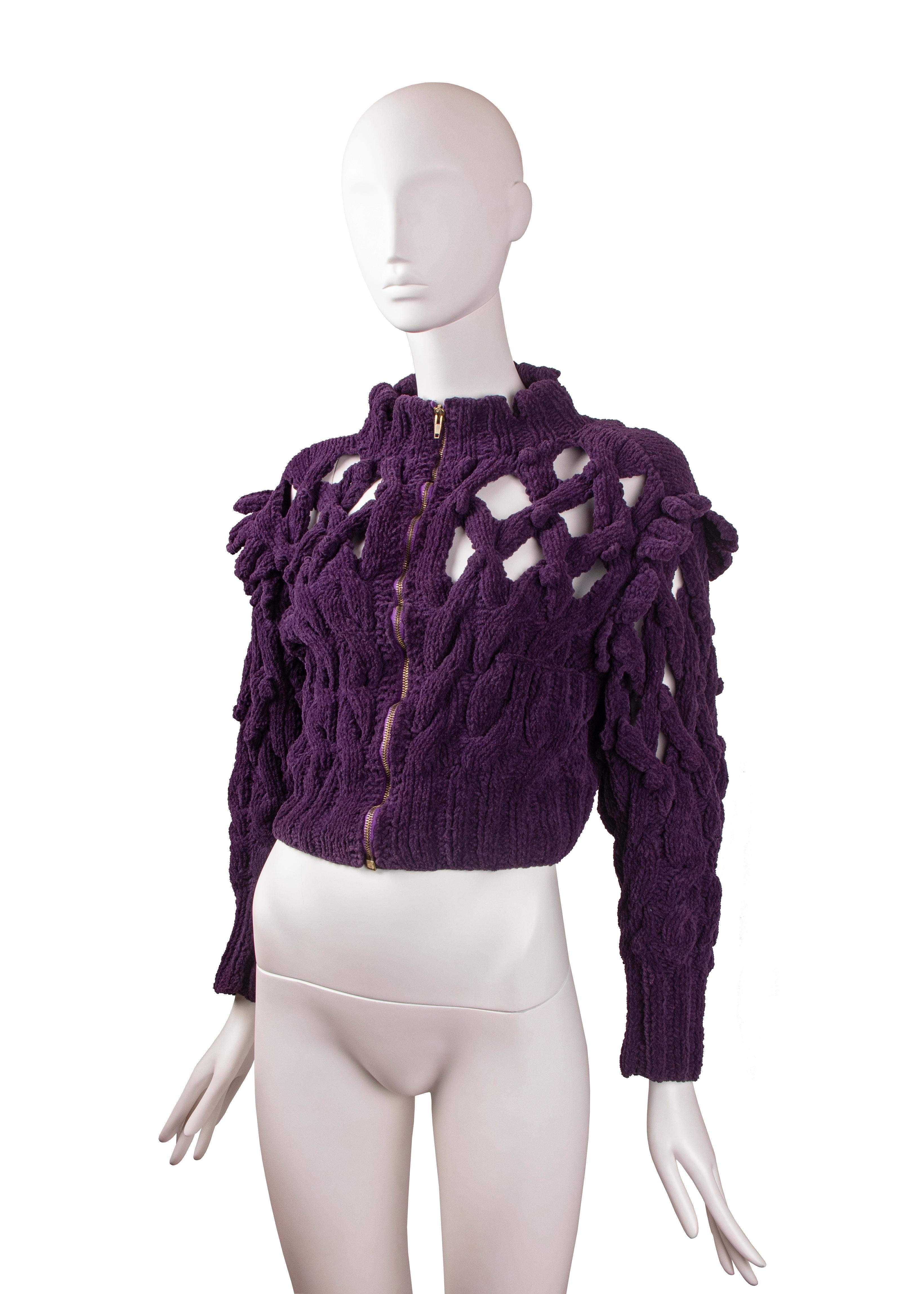 Vivienne Westwood knitted jacket, ss 1991 1