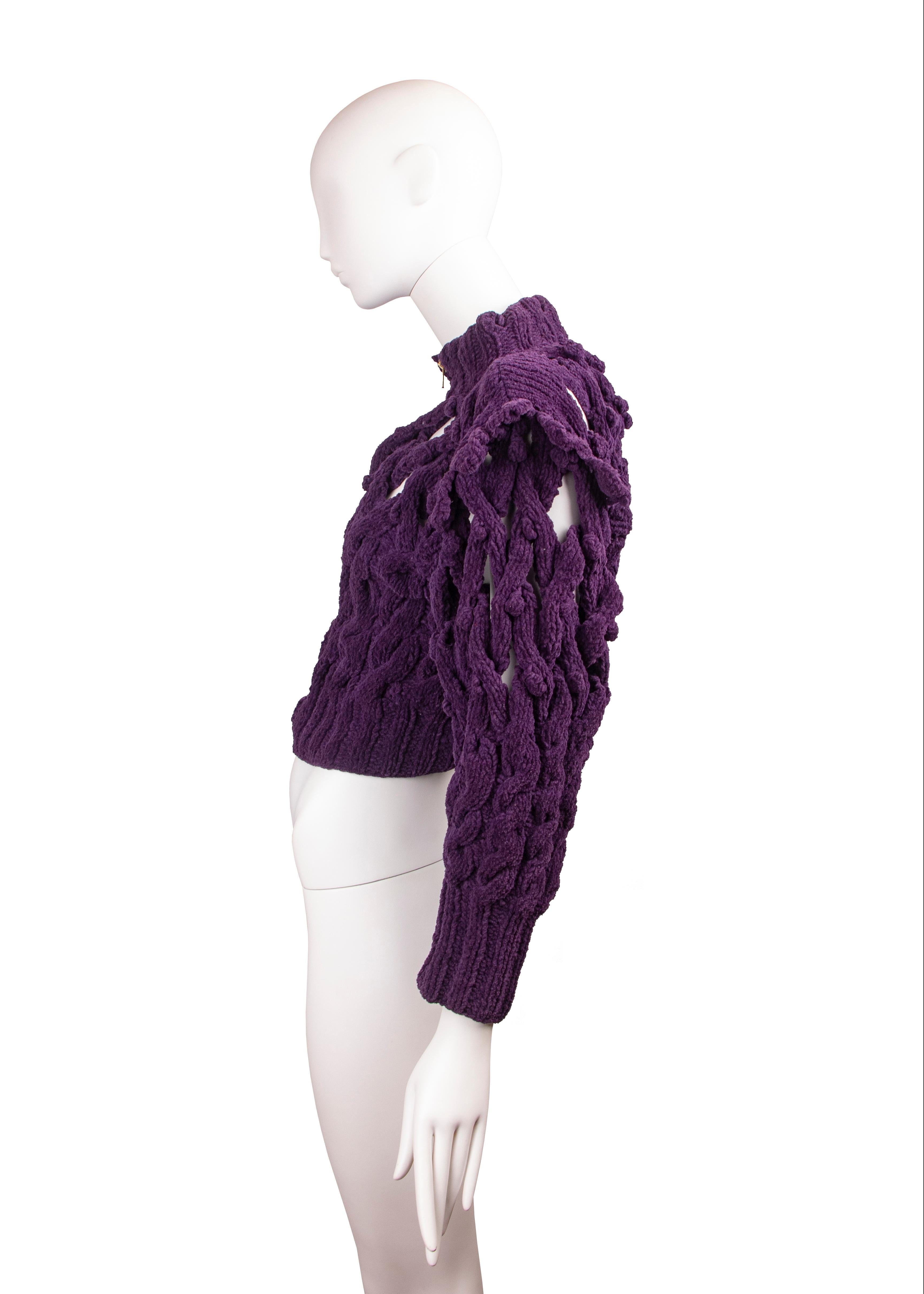 Vivienne Westwood knitted jacket, ss 1991 2