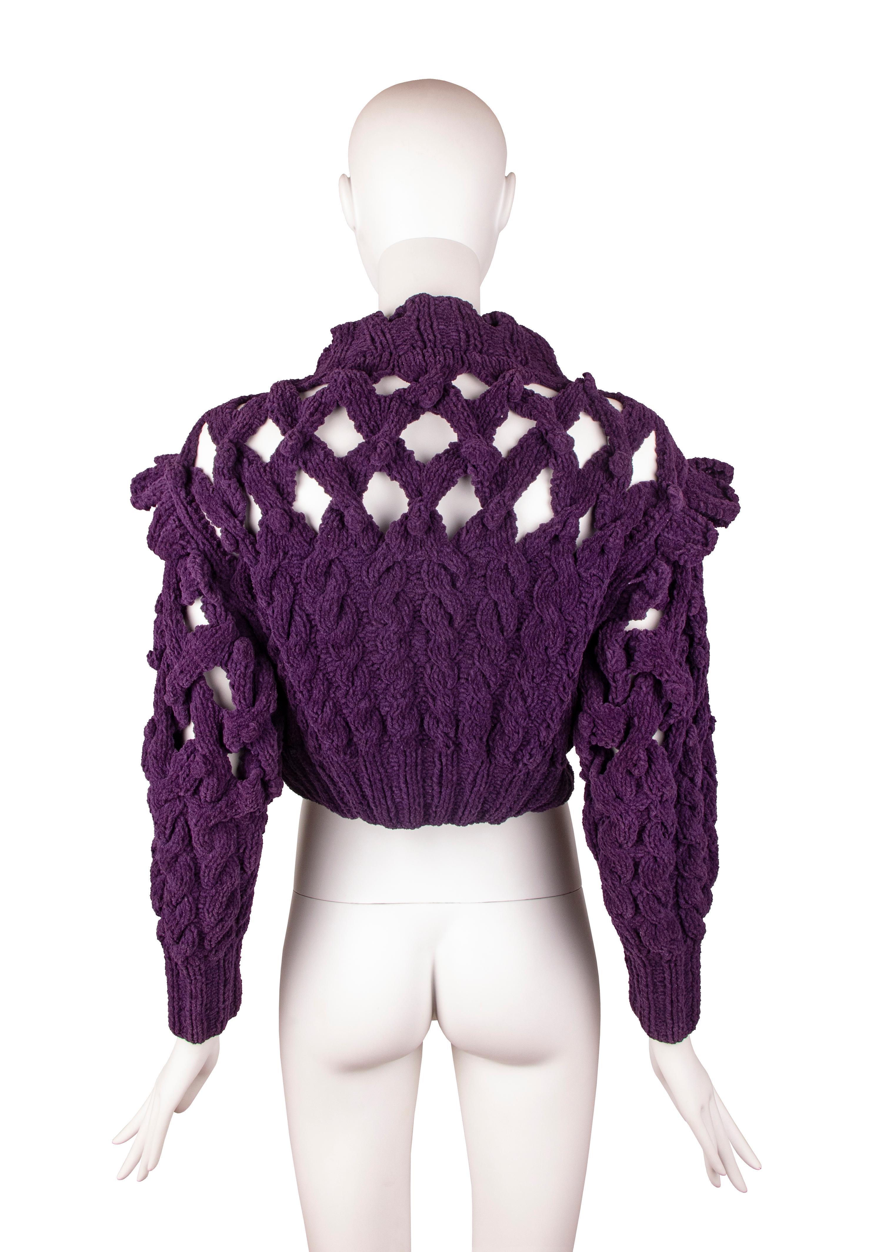Vivienne Westwood knitted jacket, ss 1991 3