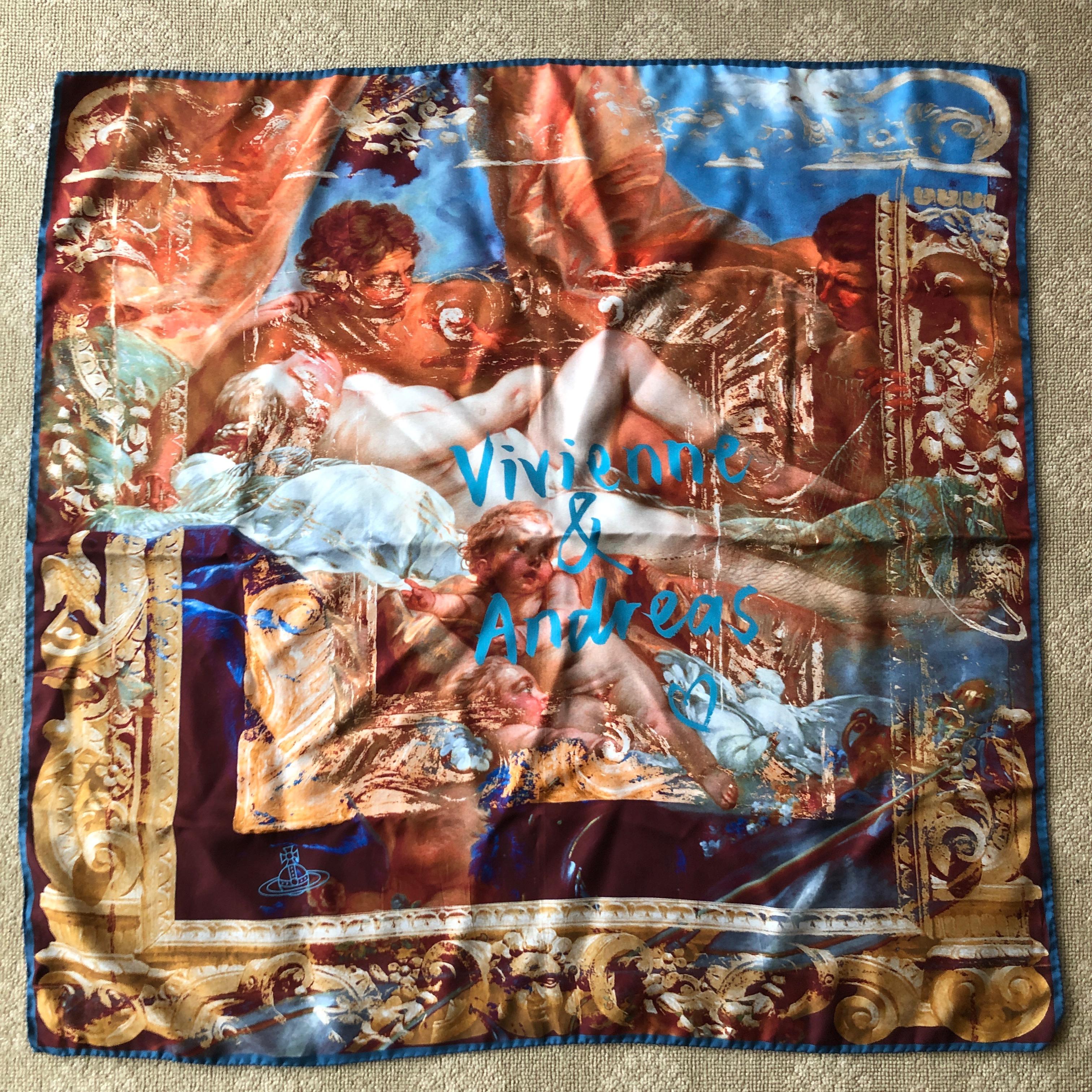 Vivienne Westwood Large Silk Scarf with Hand Rolled Edges
35
