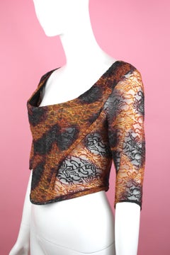 Vivienne Westwood Leopard Lace Corset, Café Society SS94, Size US 8