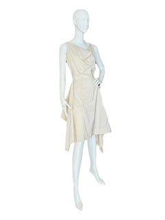 Vivienne Westwood London 2000s Runway Worn Draped Asymmetrical Dress, Italy