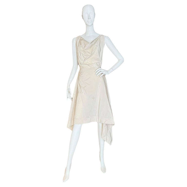 Vivienne Westwood London 2000s Runway Worn Draped Asymmetrical Dress, Italy For Sale at 1stDibs Vivienne Westwood London 2000s Runway Worn Draped Asymmetrical Dress, Italy For Sale at 1stDibs
