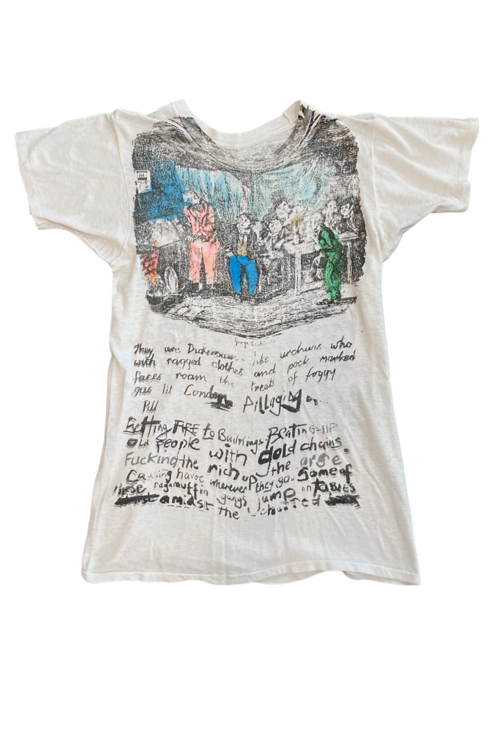 Resurrection Vintage a le plaisir de vous proposer un t-shirt graphique original Vivienne Westwood & Malcolm McLaren 