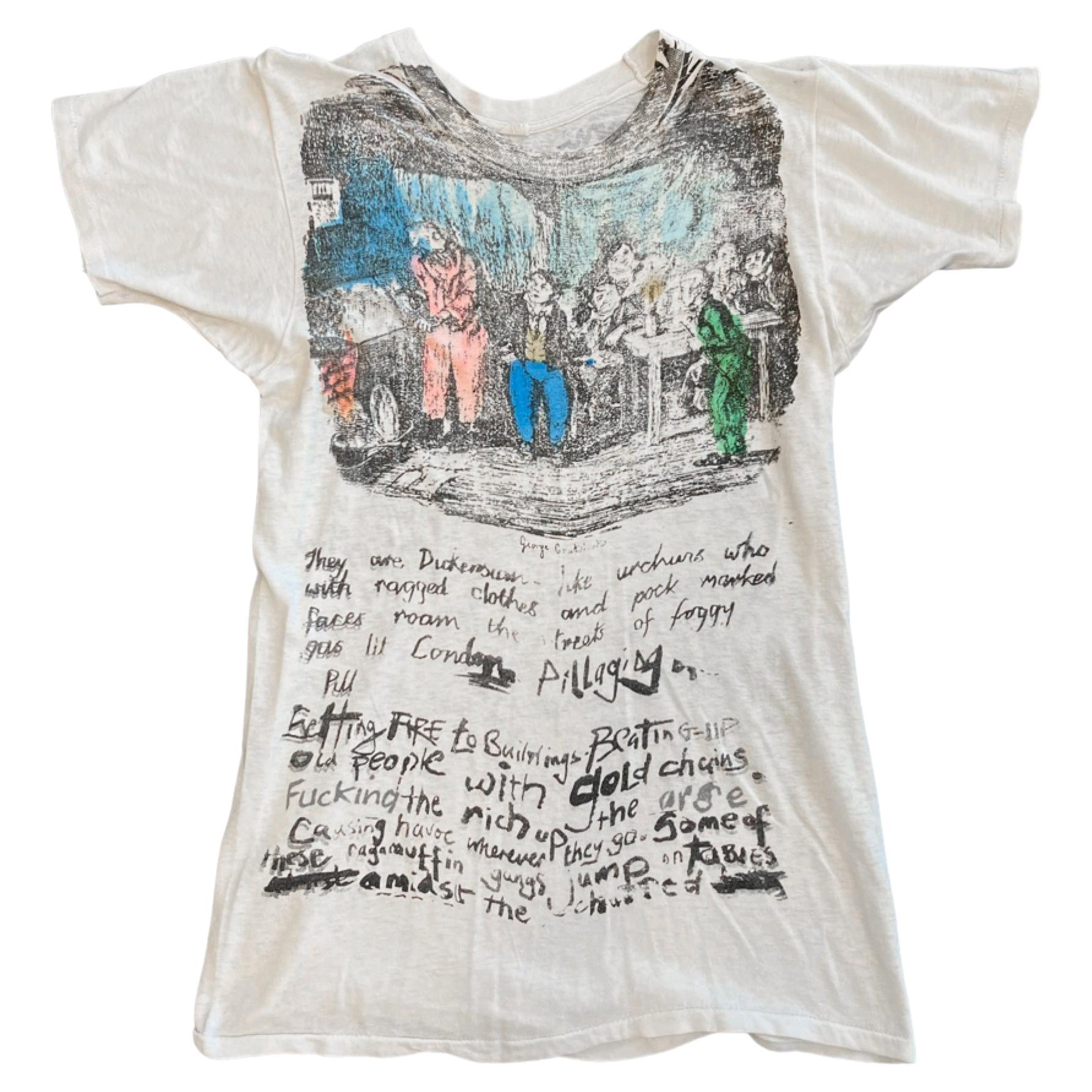 Vivienne Westwood and Malcolm McLaren Oliver Twist T-Shirt 1976-7 For Sale  at 1stDibs
