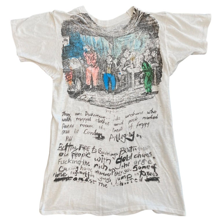 Westwood and Malcolm McLaren Oliver Twist T-Shirt 1976-7 For Sale at 1stDibs | vivienne westwood malcolm mclaren shirt, malcolm mclaren vivienne t-shirt, graphic tee