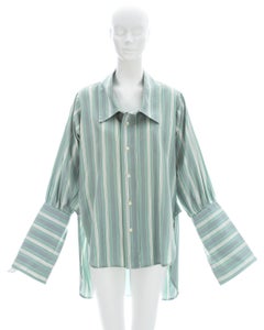Vivienne Westwood / Malcolm McLaren striped cotton oversized shirt, ss 1983
