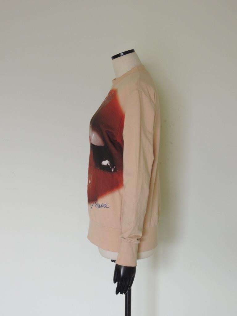 vivienne westwood lips print long sleeve