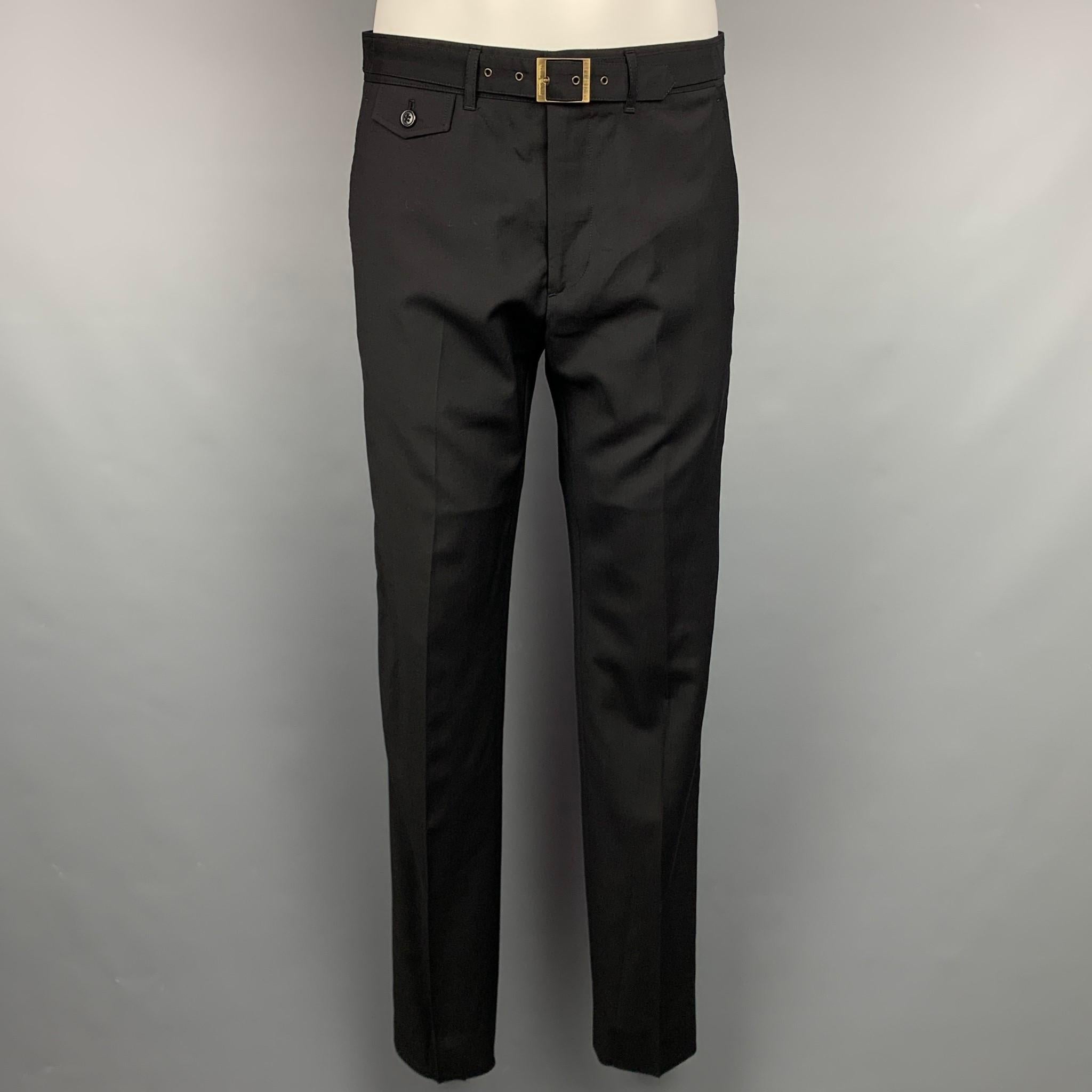 Black VIVIENNE WESTWOOD MAN Size 38 Navy Wool Peak Lapel Simulated Vest Layer Suit