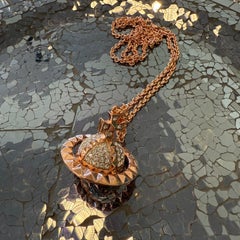 Vivienne Westwood Mayfair Large Orbit Pink Crystals Necklace