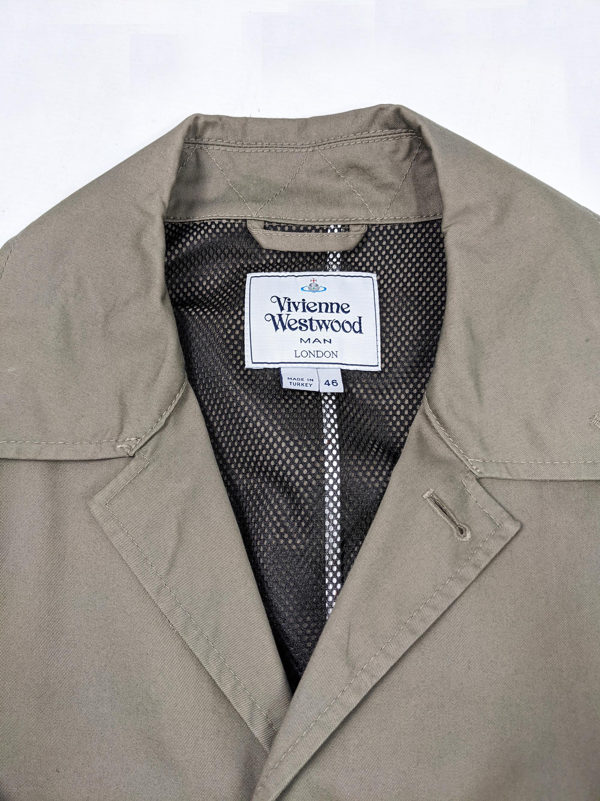 Vivienne Westwood Mens Raglan Sleeve Mac Trench Coat  For Sale 1