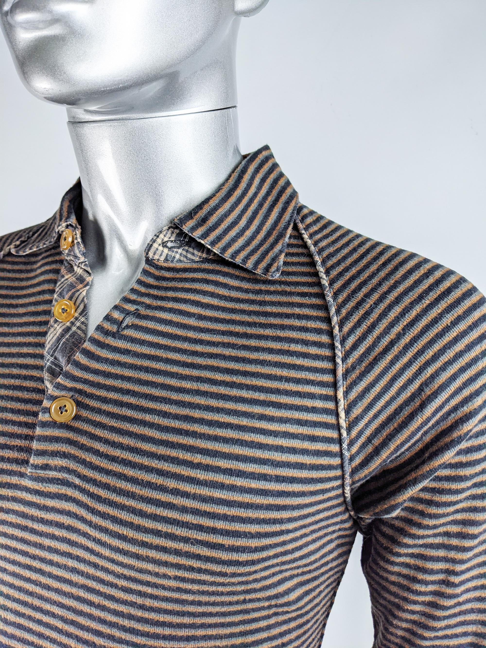 vintage striped shirt mens