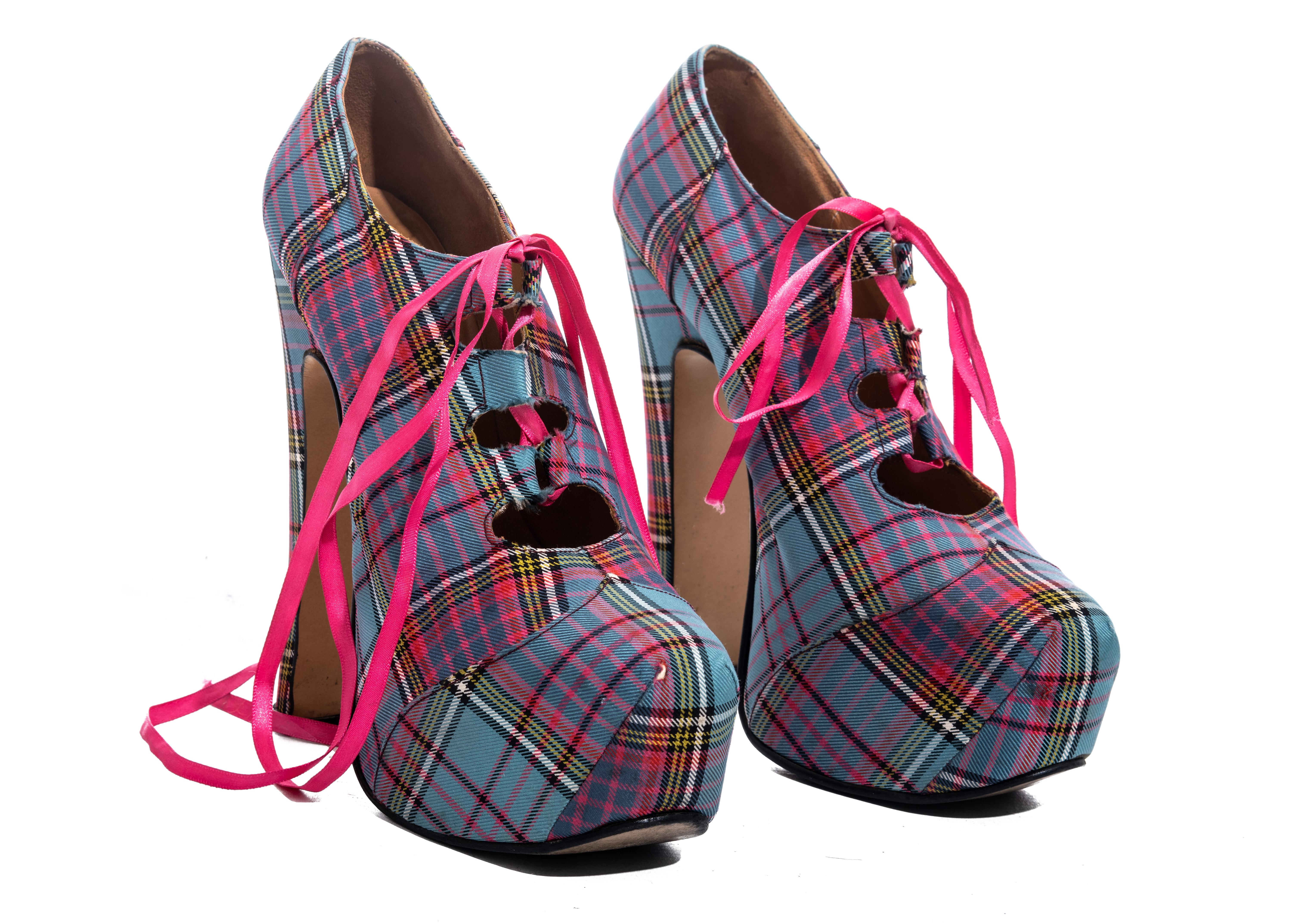 vivienne westwood tartan heels