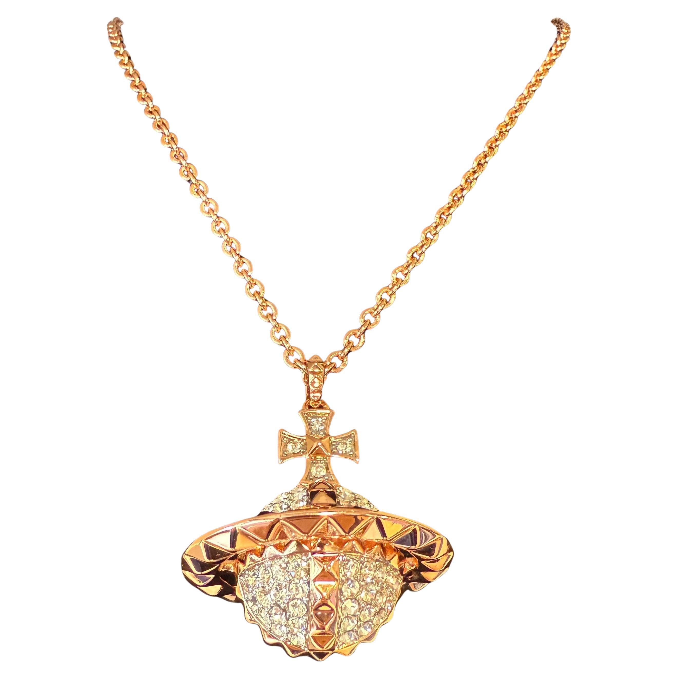 Vivienne Westwood Myfair Large Orbit Necklace in vendita