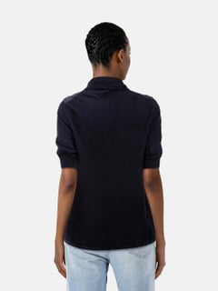 Vivienne Westwood Navy Striped Wool Polo Top Size XL