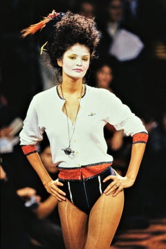 Vivienne Westwood navy wool striped hot pants, ss 1994