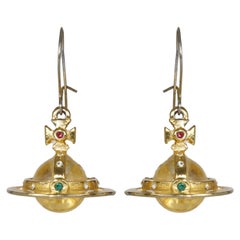 Boucles d'oreilles orbe Vivienne Westwood 