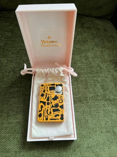 “Vivienne Westwood” Orb Logo Enamel Lighter Circa 80s, British Art, Punk, Rock
