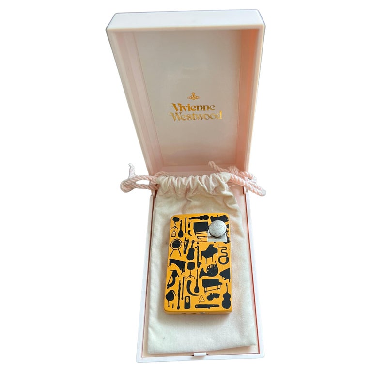 “Vivienne Westwood” Orb Logo Enamel Lighter Circa 80s, British Art, Punk,  Rock