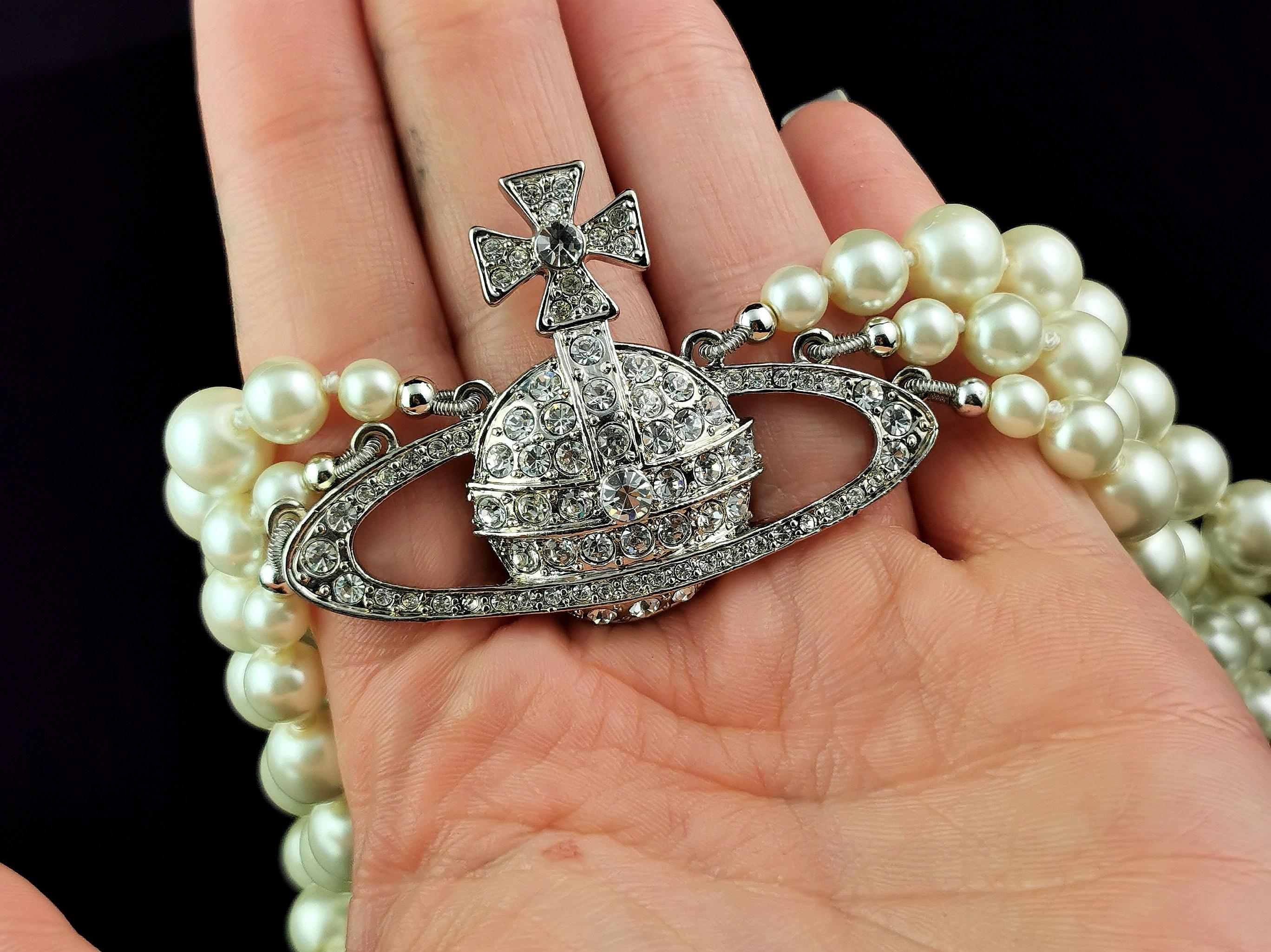 Vivienne Westwood Perlen-Halskette, kastenförmig  10