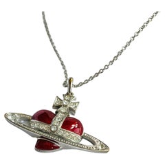 Used Vivienne Westwood Pendant Necklace - Silver Plated