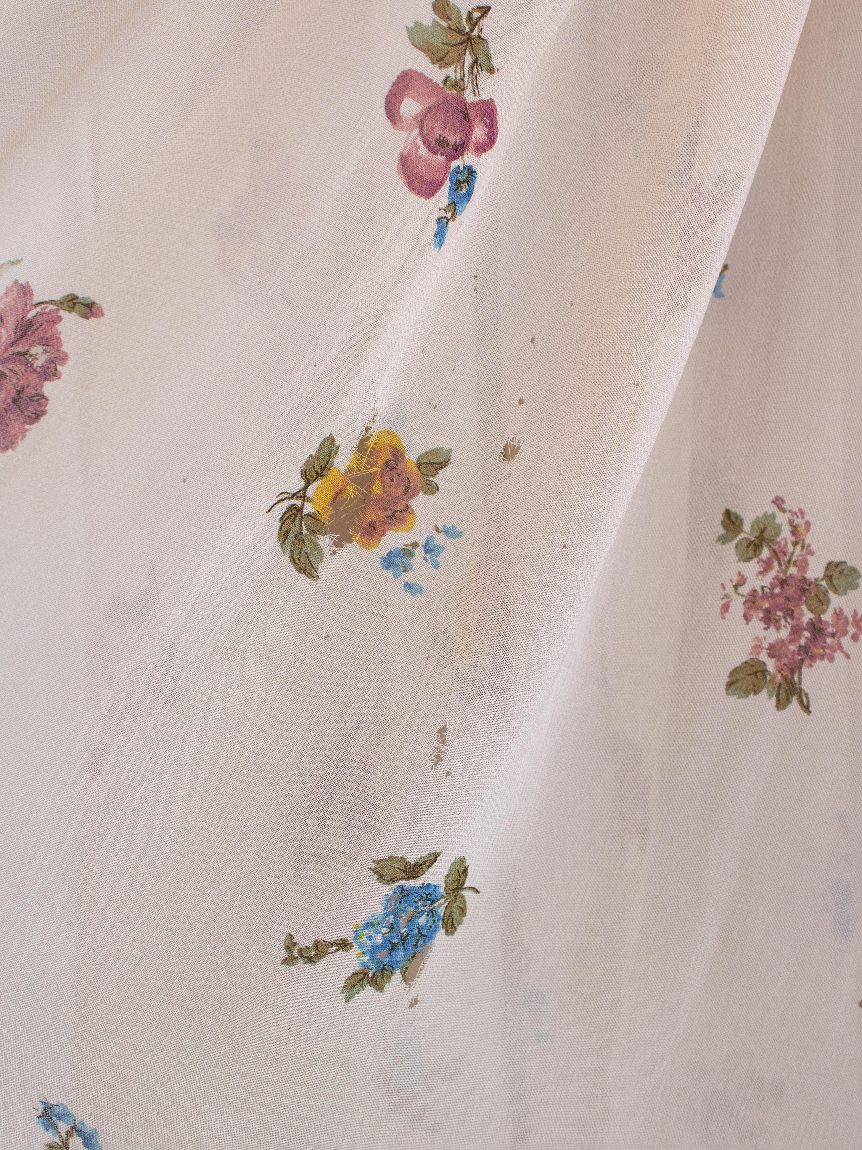 Vivienne Westwood Personally Owned 1989/1990 Pink Velvet Corset Floral Blouse 14