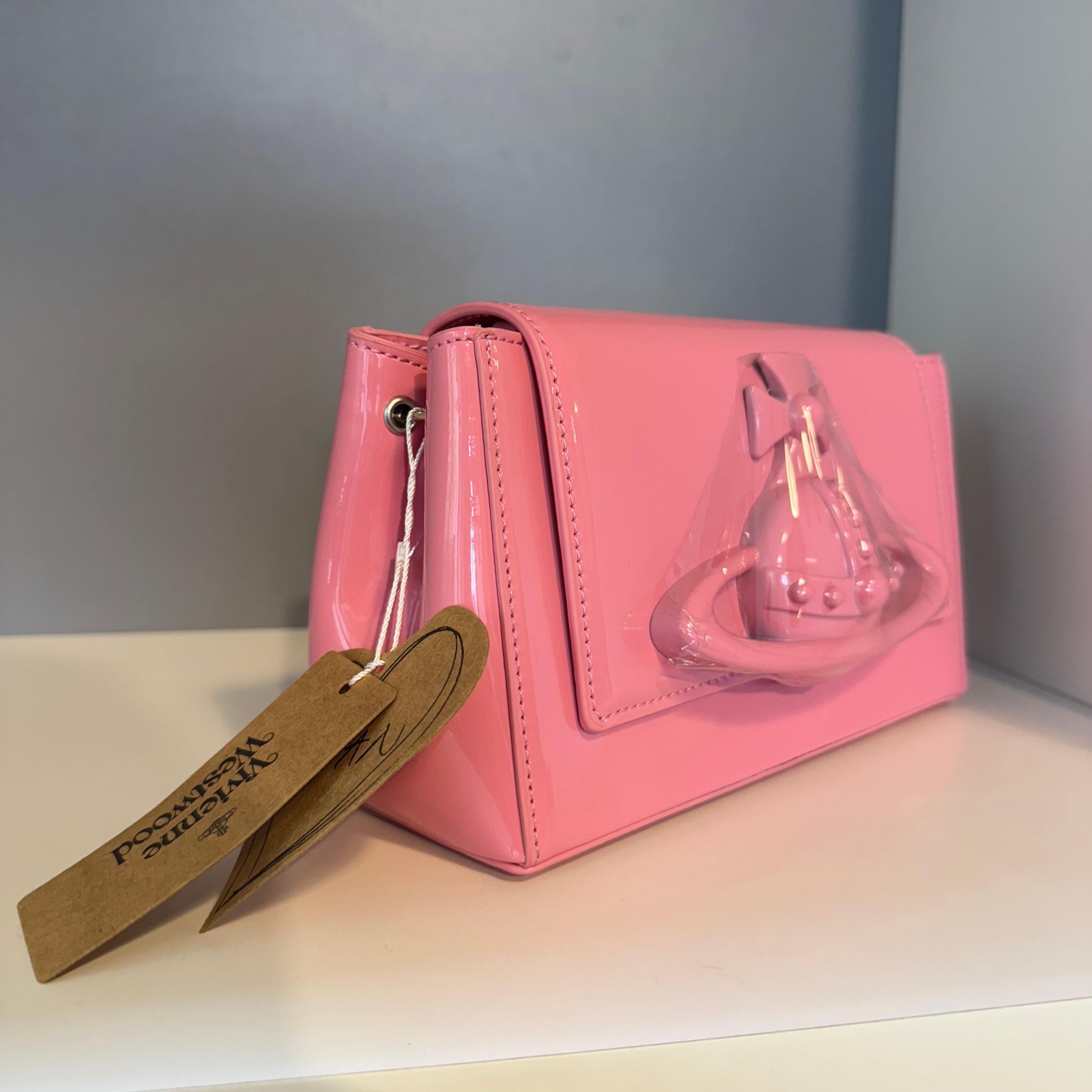 Vivienne Westwood Rosa Hazel Kleine Tasche (Pink) im Angebot