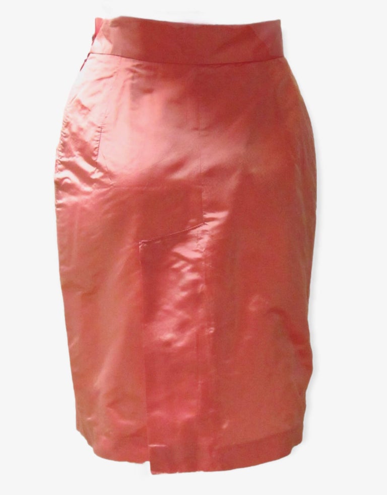 Vivienne Westwood Pink Satin Skirt