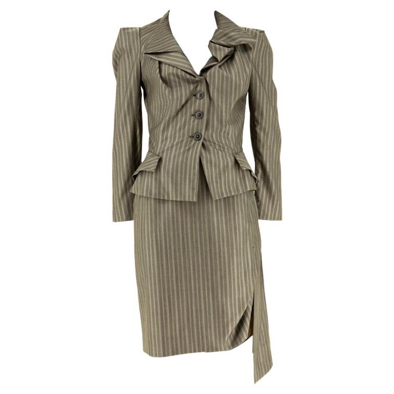 Vivienne Westwood Pinstriped Suit For Sale at 1stDibs