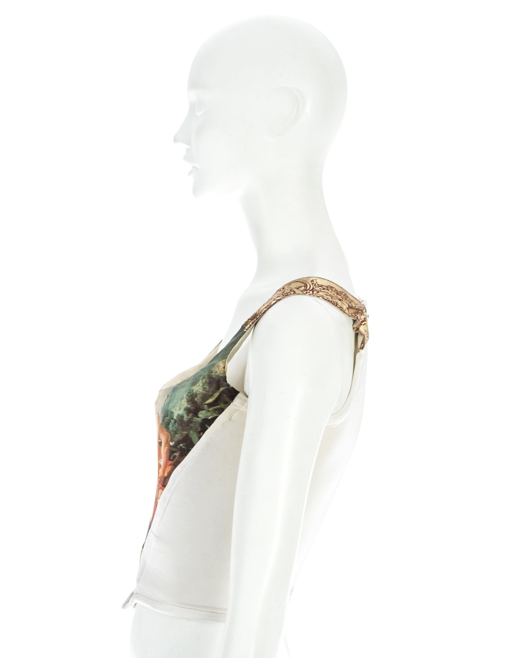 Beige Vivienne Westwood 'Portrait Collection' corset, ca. 1990
