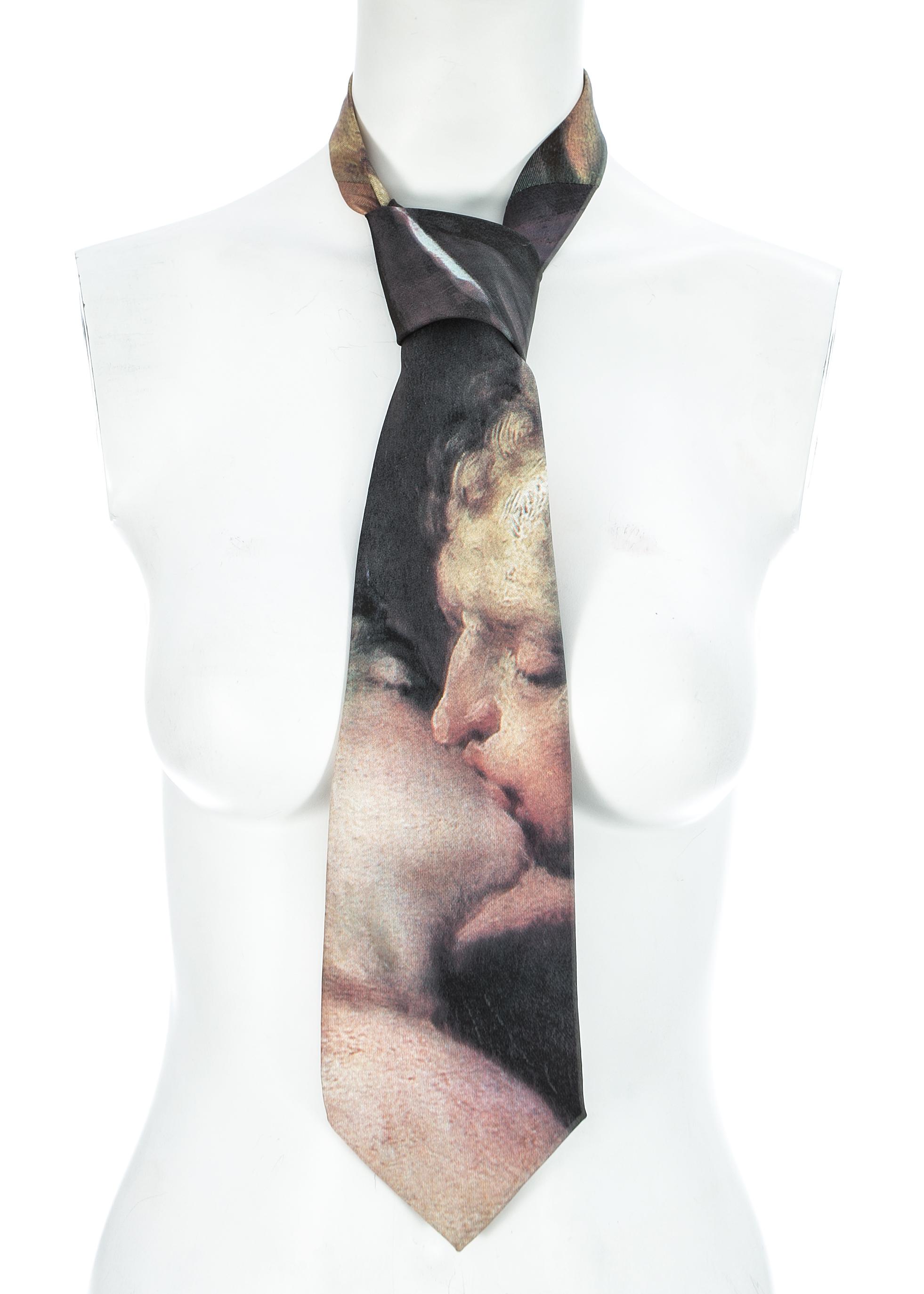 'Portrait Collection' silk tie

Autumn-Winter 1990