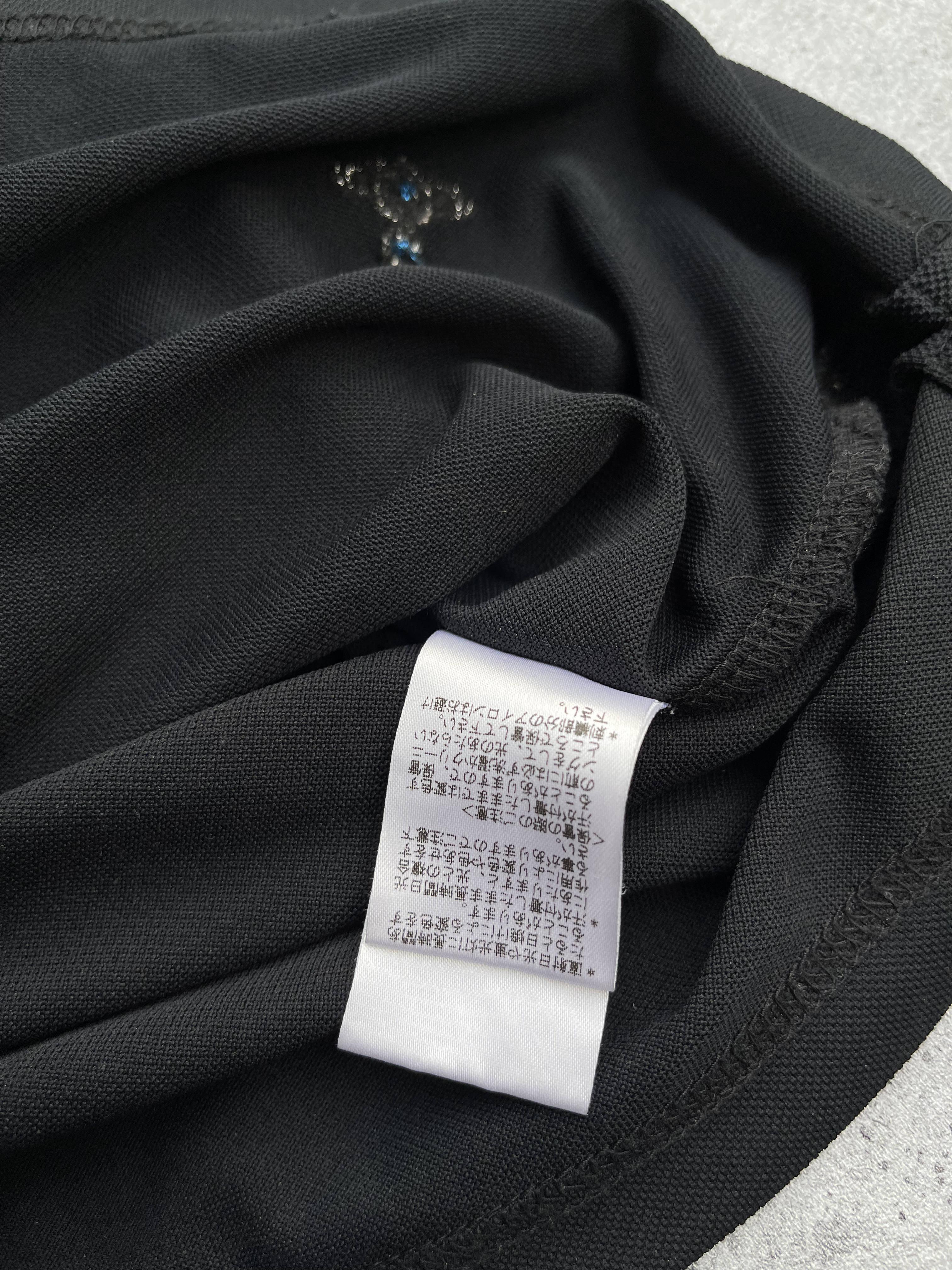 Black Vivienne Westwood “Propaganda” Thermal Polo Shirt For Sale
