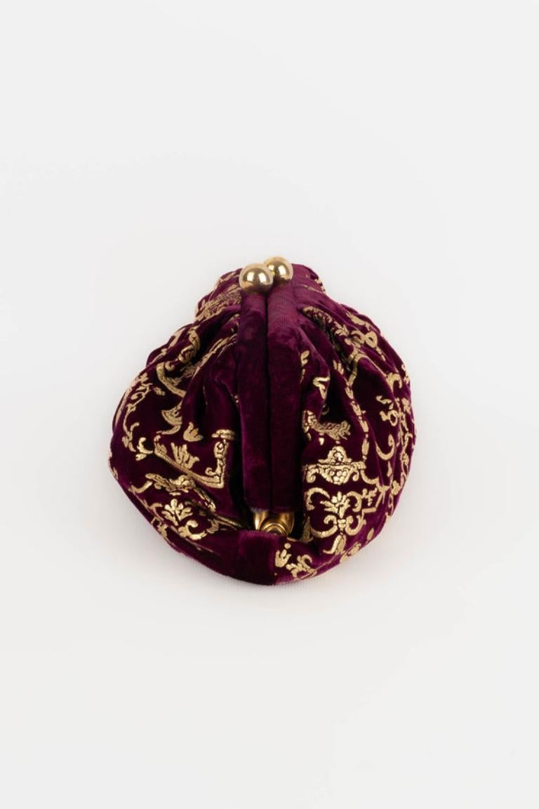 Women's Vivienne Westwood Purple Velvet Bag/Clutch