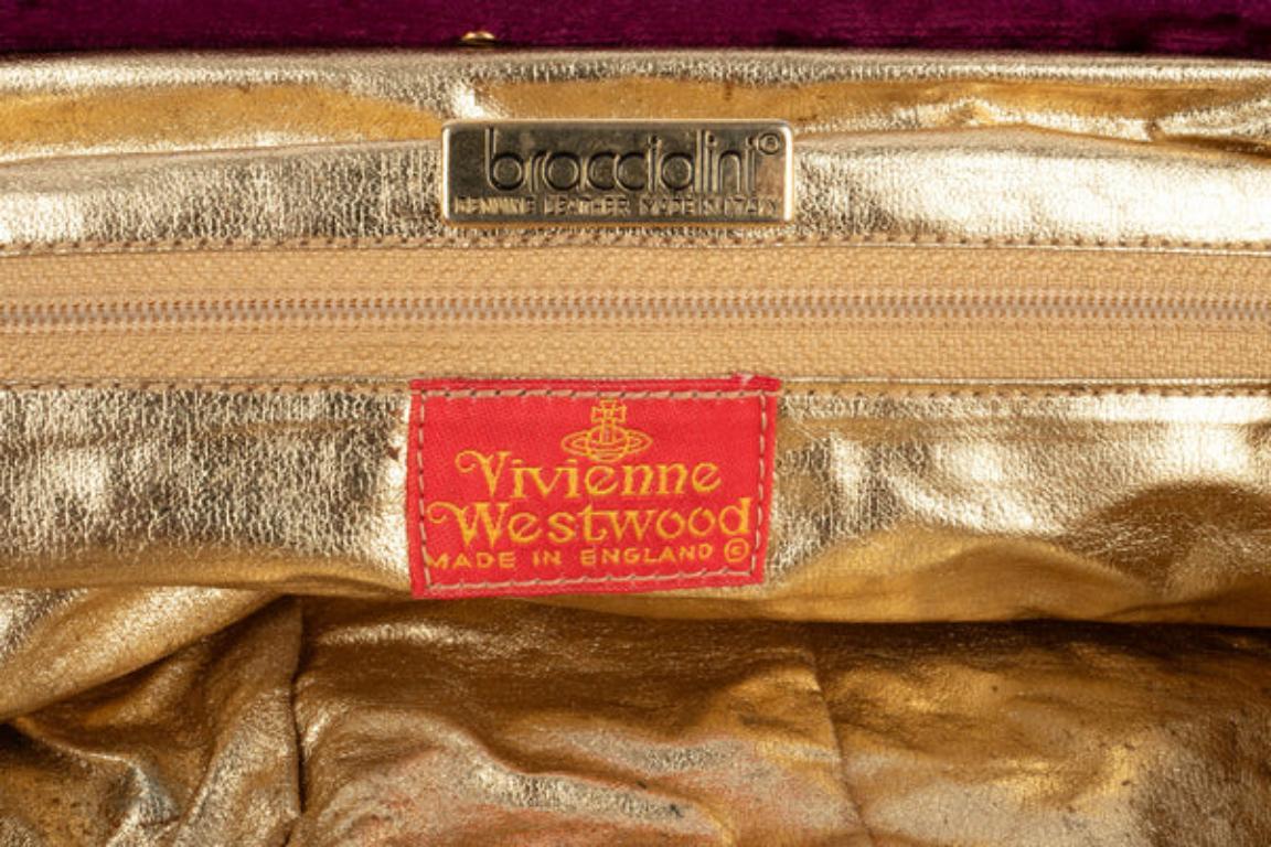 Vivienne Westwood Purple Velvet Bag/Clutch 4