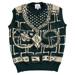 Vivienne Westwood Python and Roses Sweater Vest