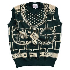 Vivienne Westwood Python and Roses Sweater Vest 