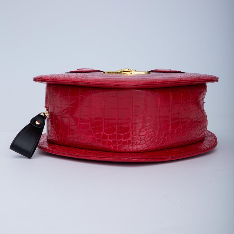 Chancery heart leather crossbody bag Vivienne Westwood Pink in