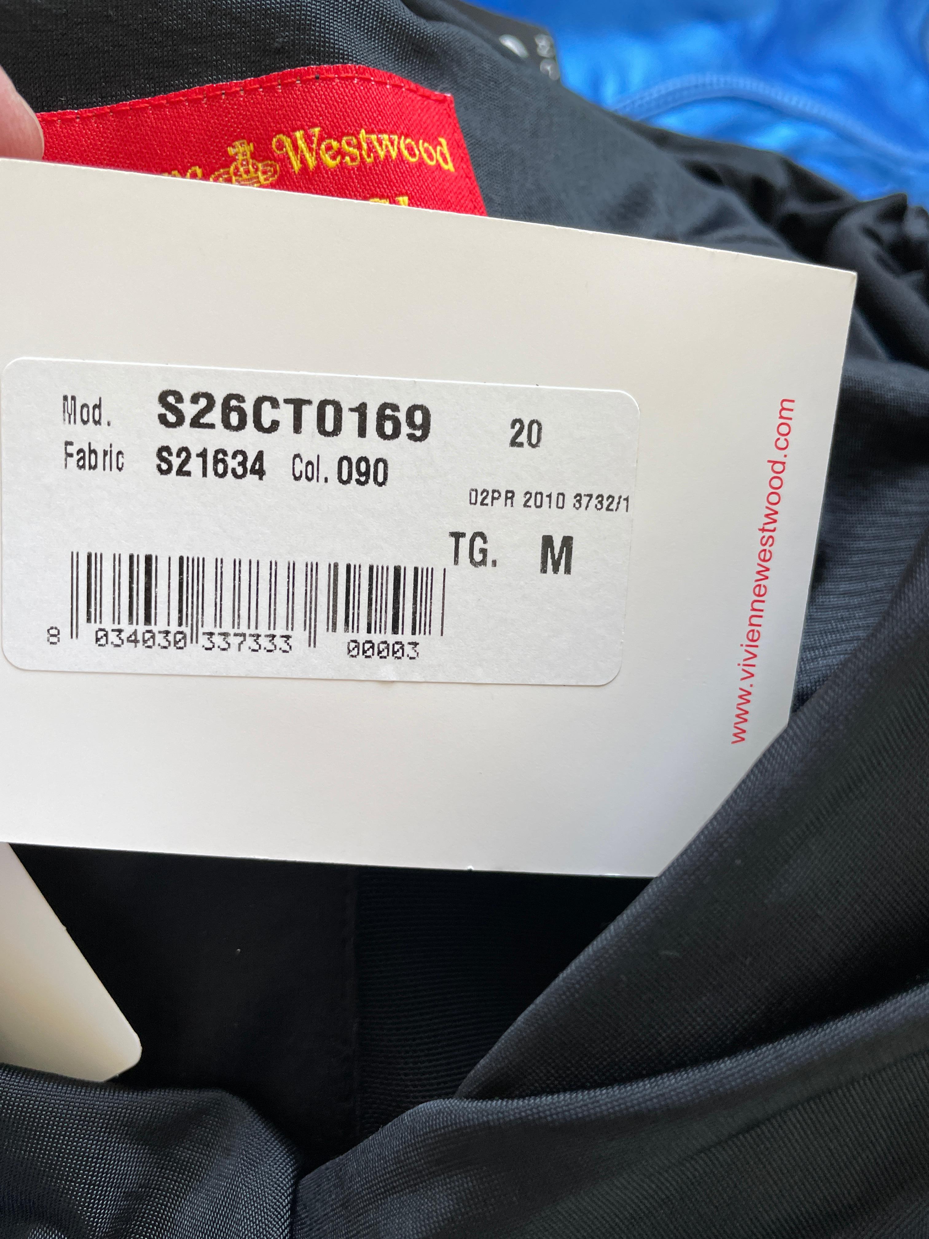 Vivienne Westwood Red Label 2010 Black Cocktail Dress with Built In Corset NWT For Sale 8