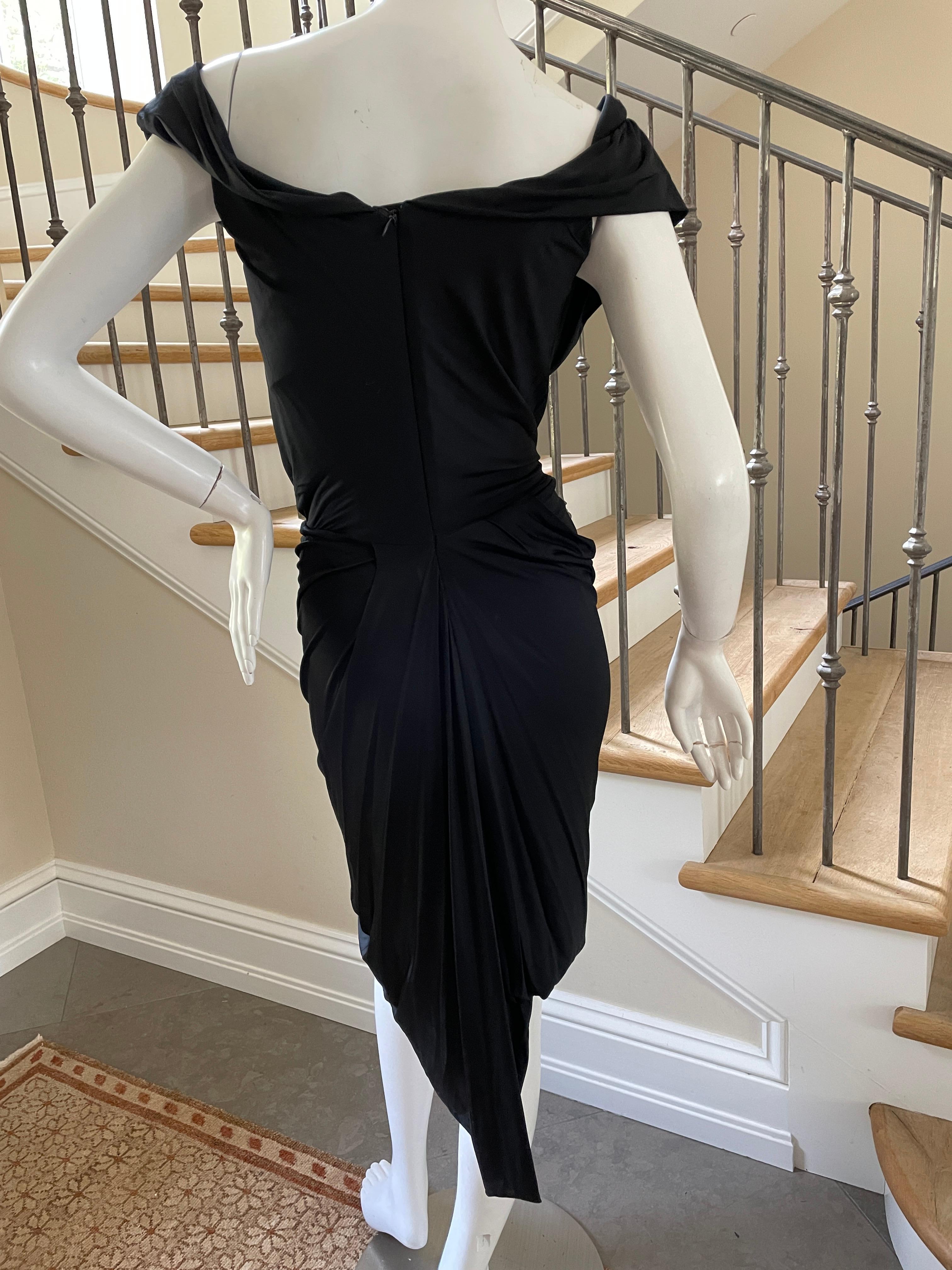 Vivienne Westwood Red Label 2010 Black Cocktail Dress with Built In Corset NWT For Sale 5