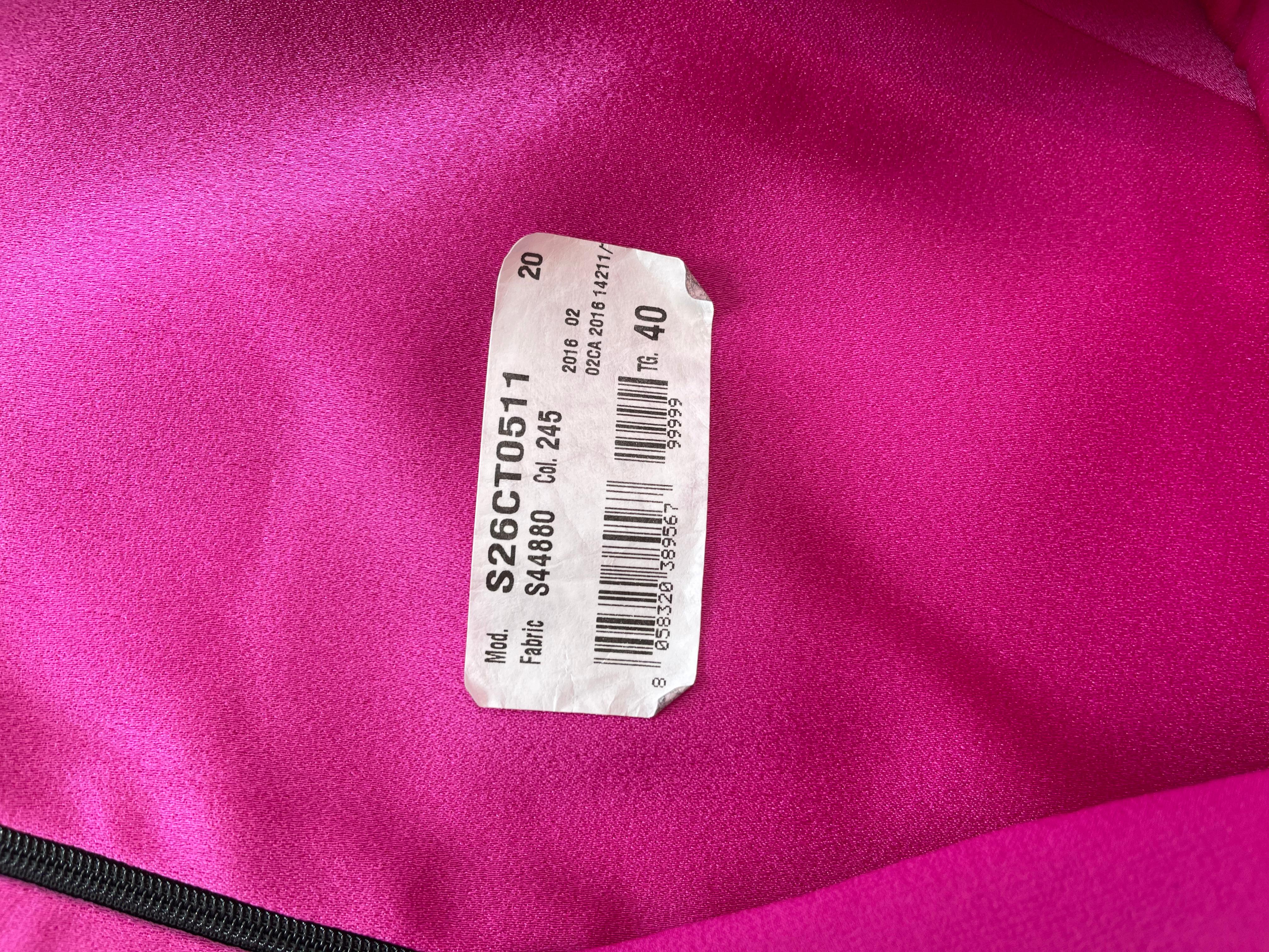 Pink Vivienne Westwood Red Label Off the Shoulder Fuchsia Dress (40)