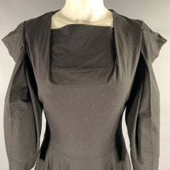 VIVIENNE WESTWOOD Red Label Size 2 Black Long Sleeve Dress