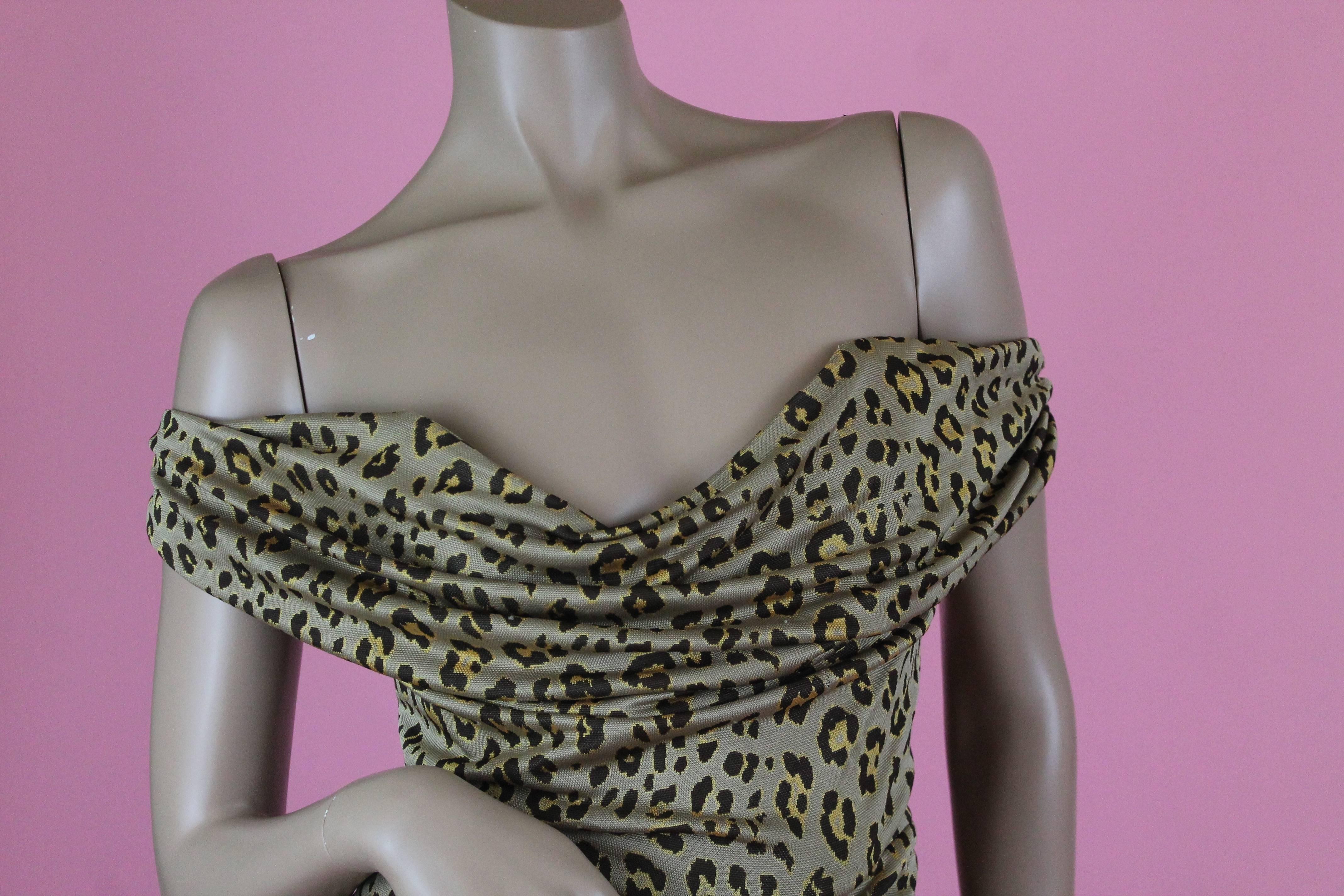 Women's or Men's Vivienne Westwood Red Label Leopard Print Cocotte Dress, S / S 2011, Size S 