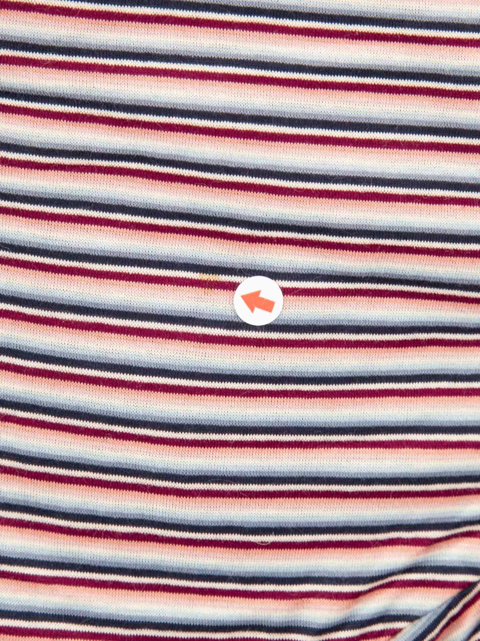 Vivienne Westwood Red Label Striped Asymmetric Midi Dress Size M 1