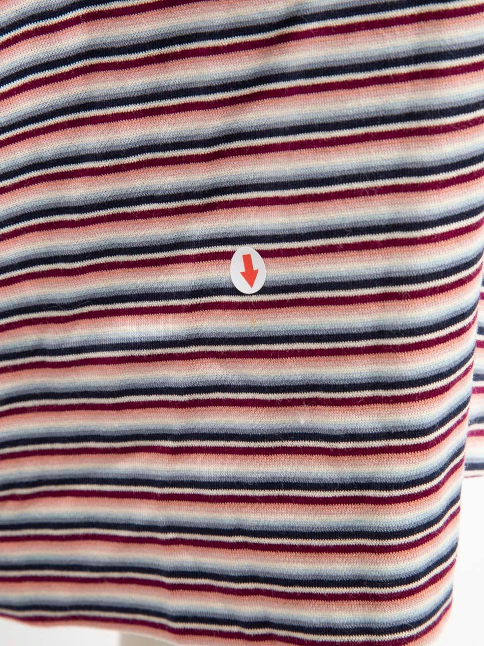 Vivienne Westwood Red Label Striped Asymmetric Midi Dress Size M 2