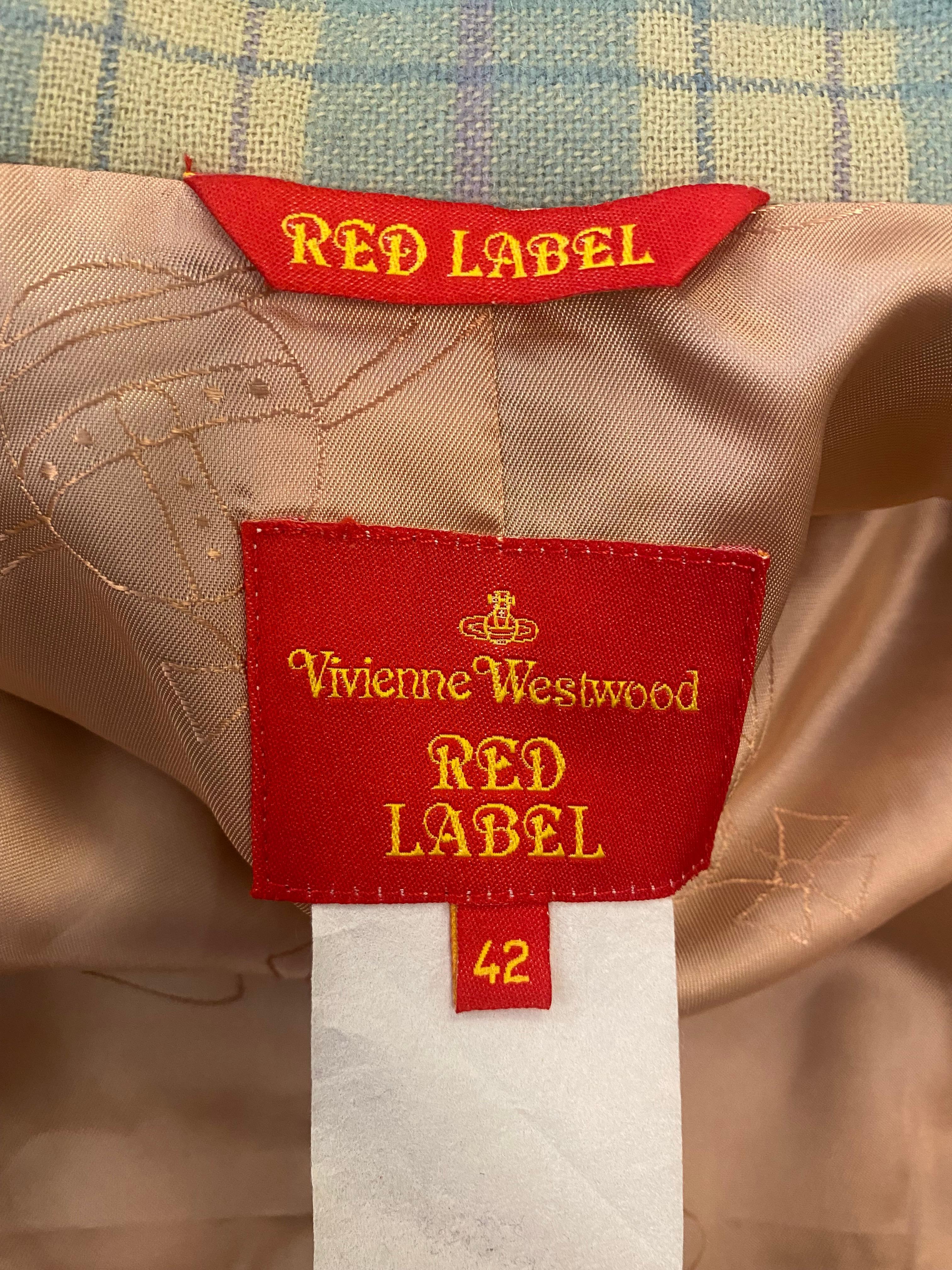 Vivienne Westwood Red Label tartan jacket For Sale 1