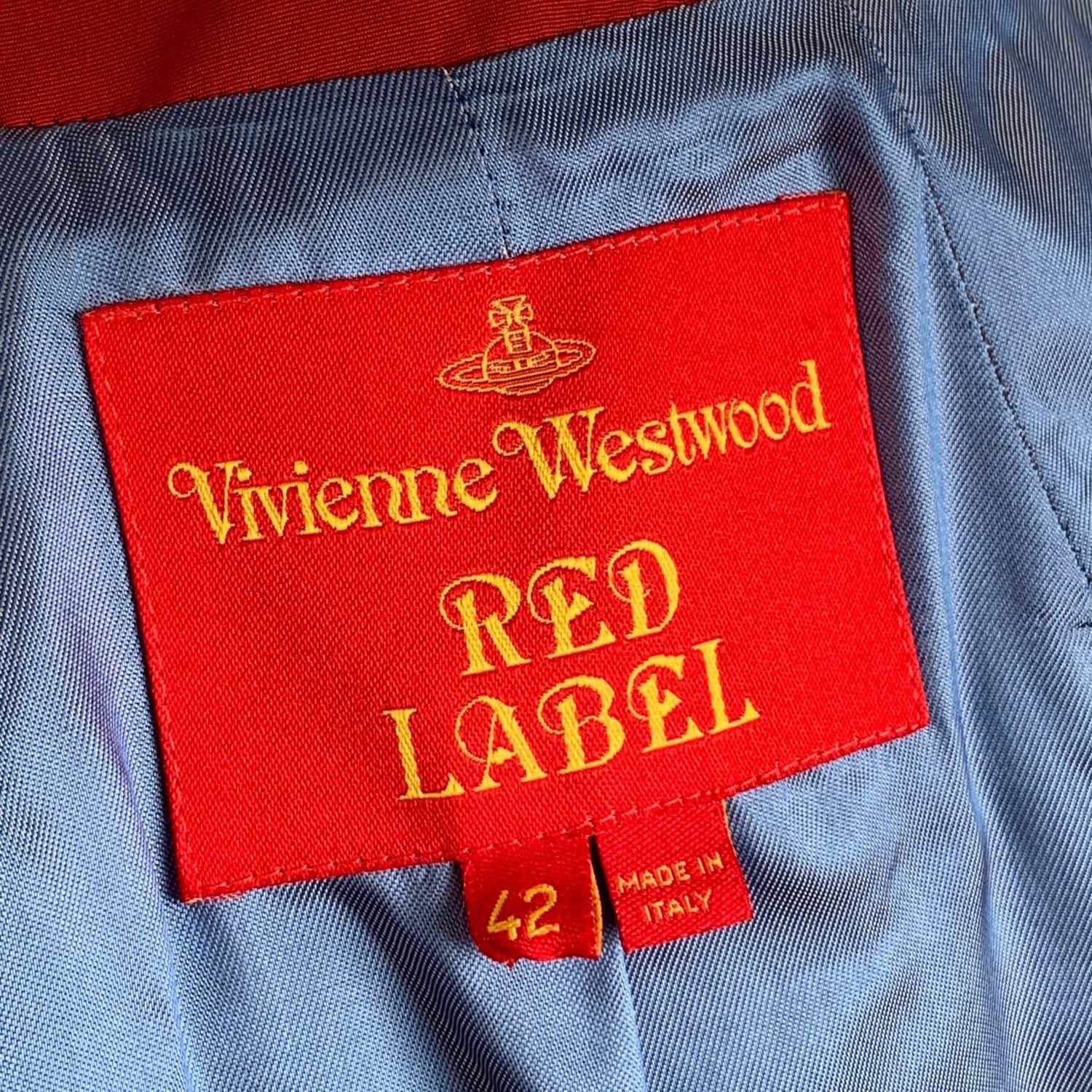 Vivienne Westwood Red Label Three Quarter Sleeve Coat Size 42 IT In Excellent Condition In Rome, Rome